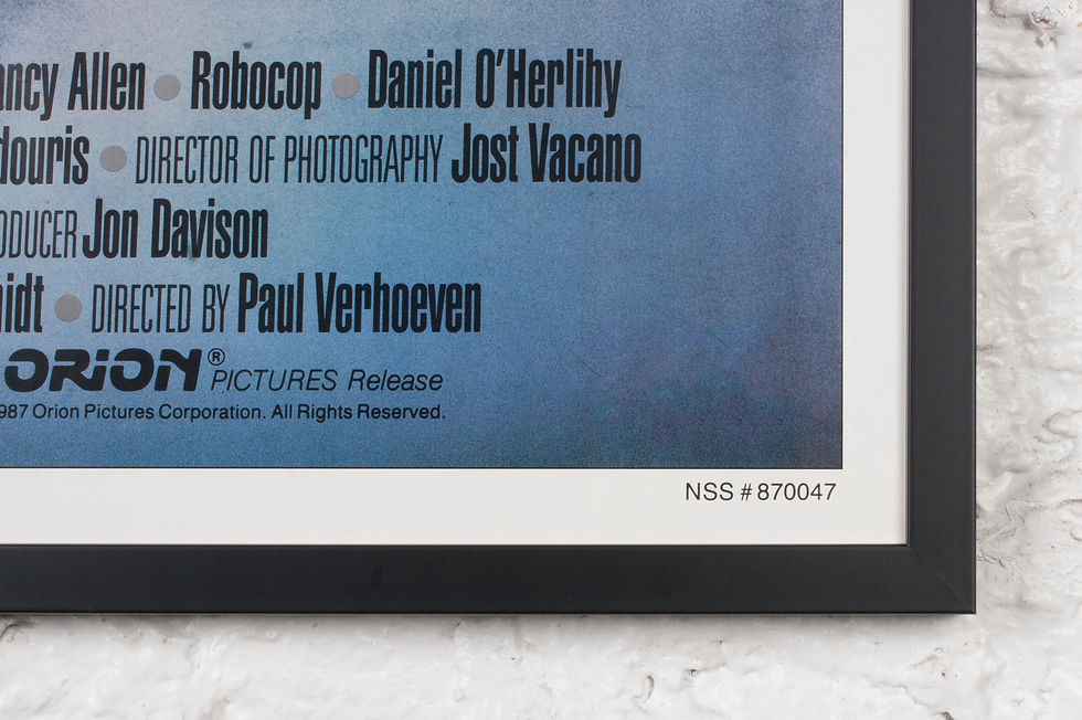 Thumbnail: ROBOCOP - ORIGINAL US ONE-SHEET FILM POSTER