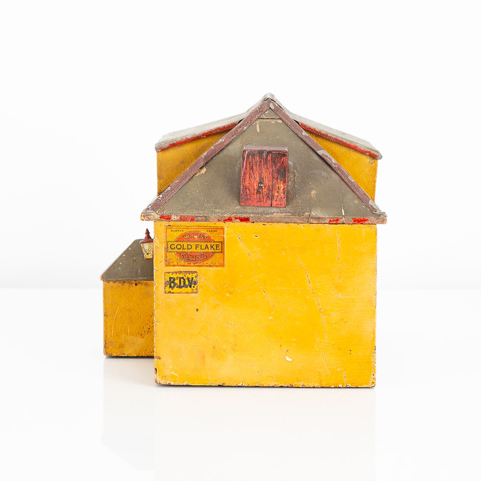 Thumbnail: THE CAULIFLOWER FREE HOUSE - SCRATCH BUILT / FOLK ART PUB MODEL