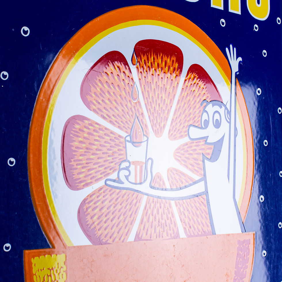 Thumbnail: MASONS SUPER SOFT DRINKS ENAMEL SIGN IN ORIGINAL FRAME