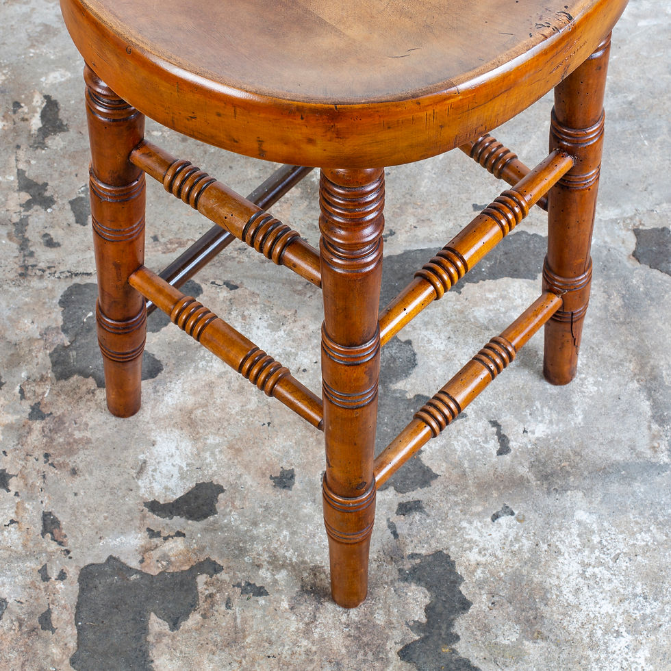 Thumbnail: SHAPELY ANTIQUE GWR (GREAT WESTERN RAILWAY) HIGH STOOL