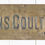 Thumbnail: ENGRAVED BRASS SIGN FOR 'DOWNS, COULTER & CO LTD'