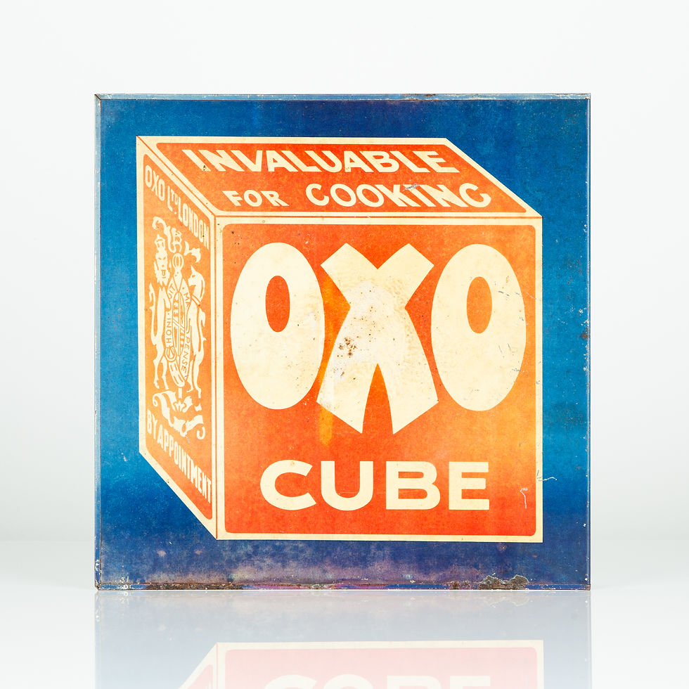 Thumbnail: DOUBLE-SIDED OXO TIN FLANGE SIGN