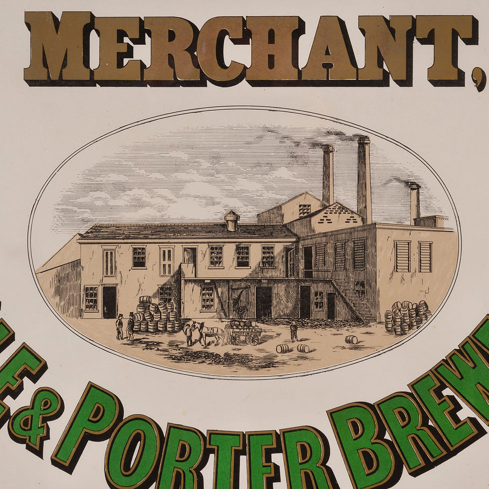 Thumbnail: GLOBE BREWERY, WINE & SPIRIT MERCHANT SHOW CARD