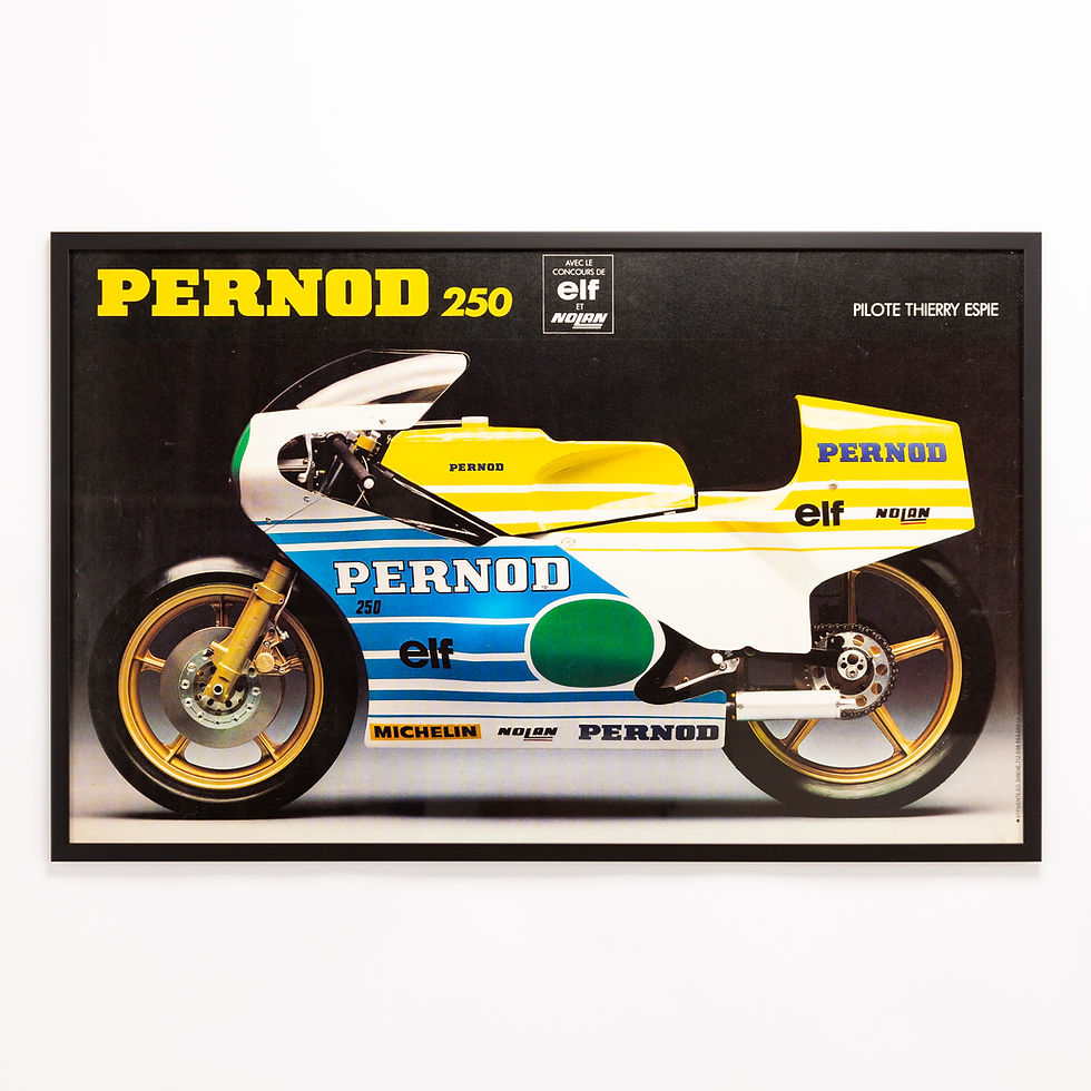 Thumbnail: VINTAGE, FRAMED PERNOD 250 ADVERTISING POSTER