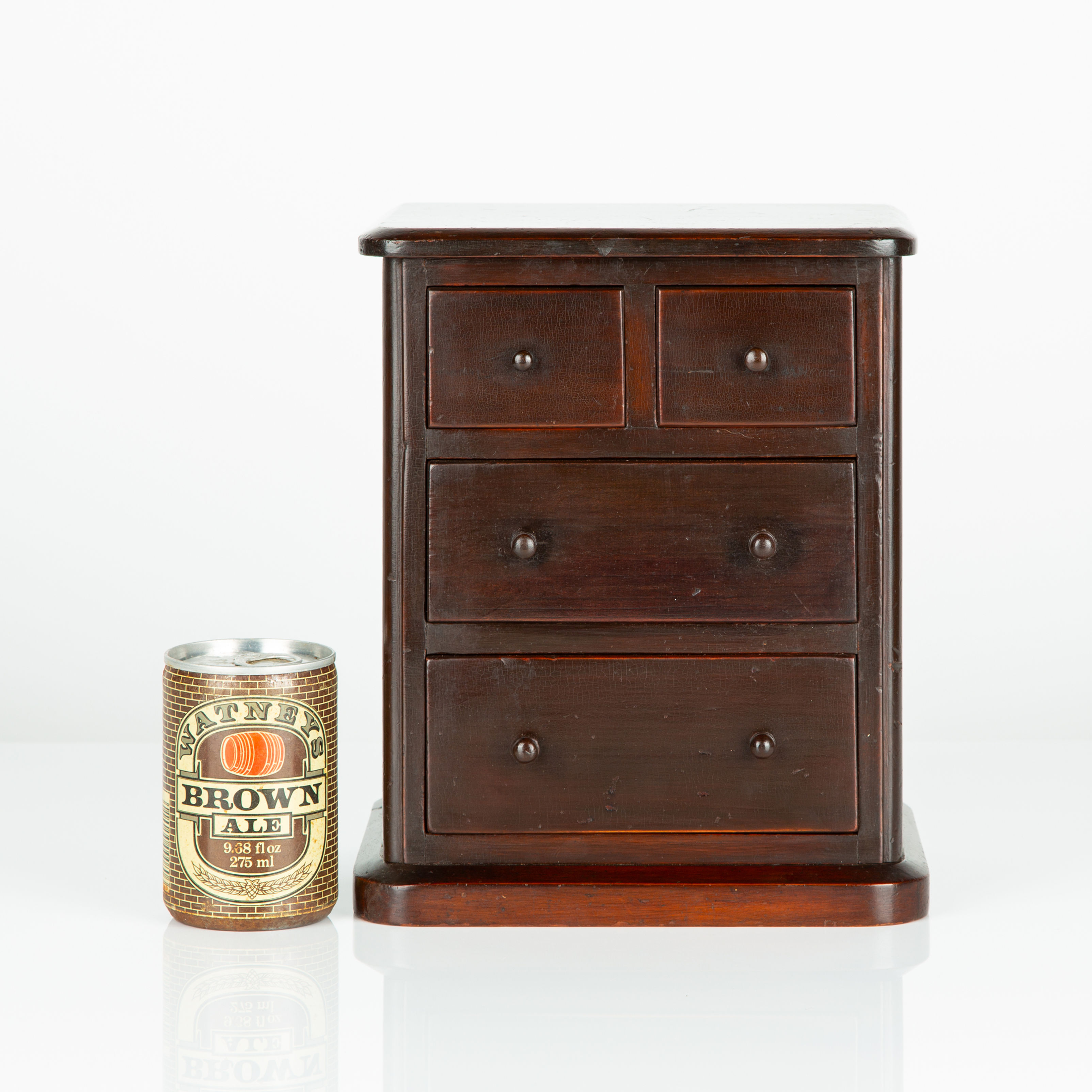 MINIATURE ANTIQUE CHEST OF DRAWERS