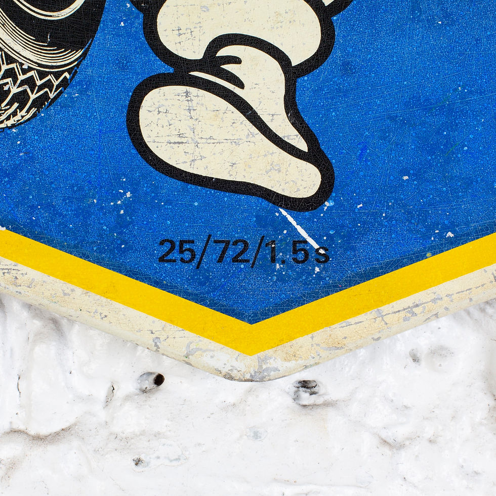 Thumbnail: SMALL VINTAGE TIN MICHELIN TYRES SHIELD SIGN