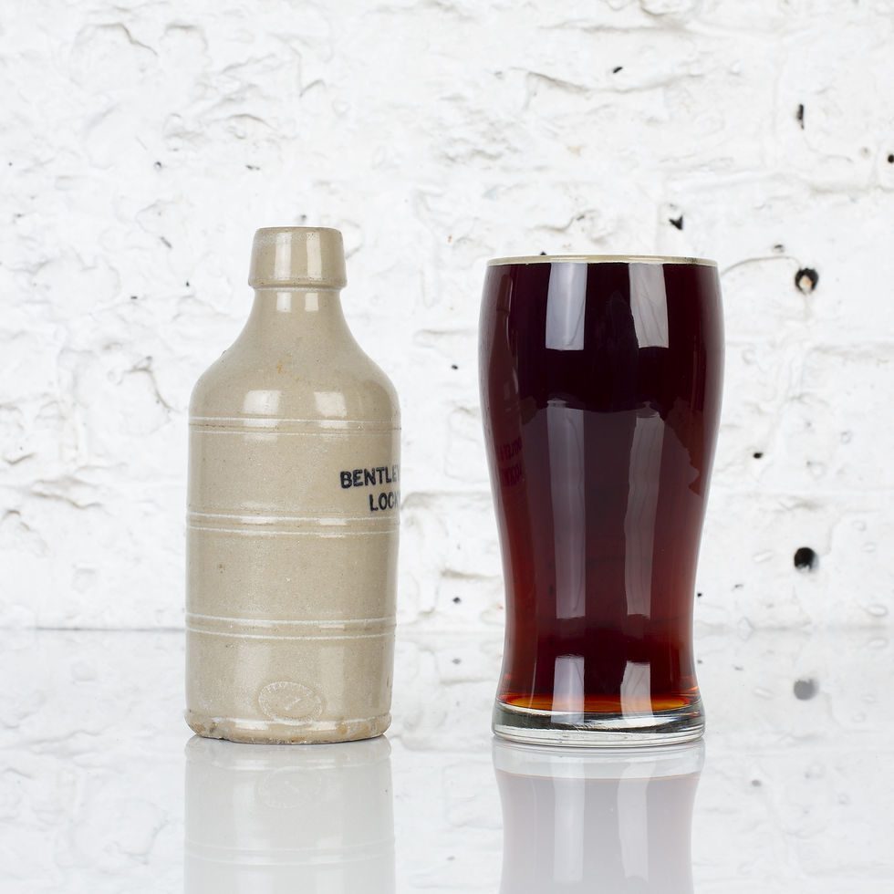 Thumbnail: BENTLEY & SHAW LTD - VICTORIAN STONEWARE GINGER BEER BOTTLE