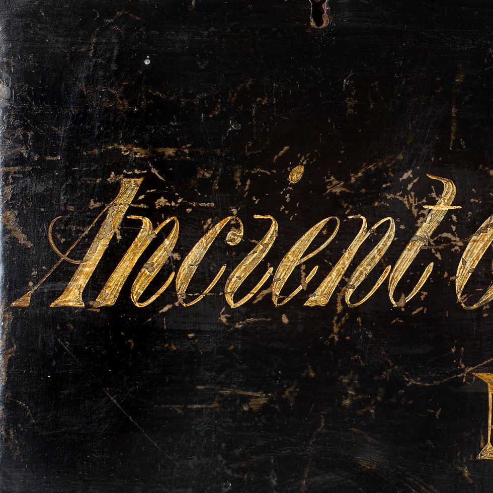 Thumbnail: ANCIENT ORDER OF FORESTERS TIN DEED BOX