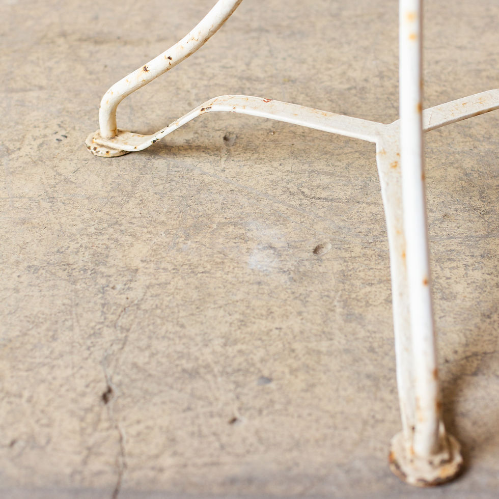 Thumbnail: FRENCH MARBLE TOPPED BISTRO TABLE