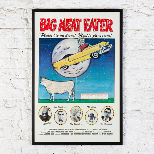 BIG MEAT EATER ORIGINAL US ONE SHEET LJW Antiques