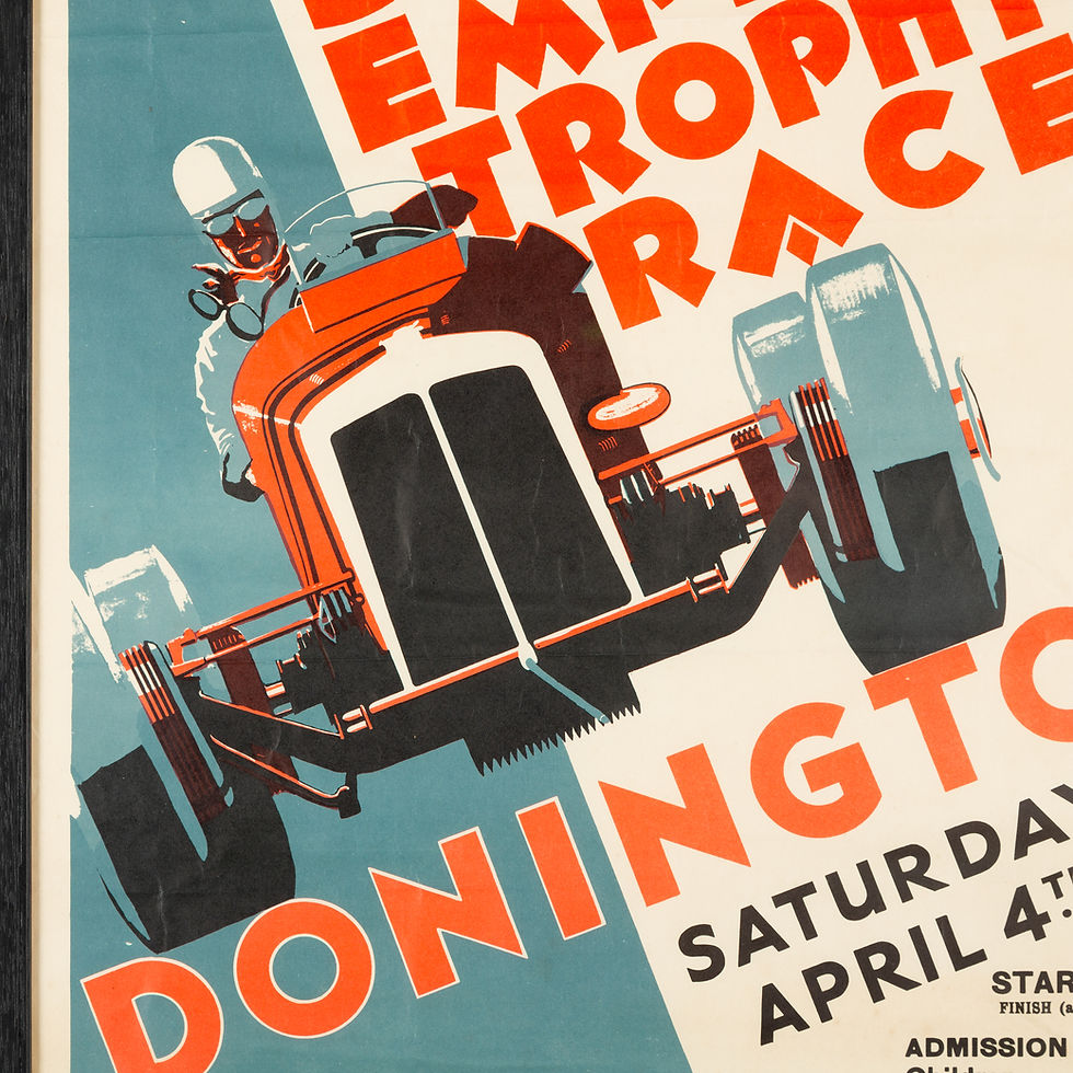 Thumbnail: A 1936 BRDC BRITISH EMPIRE TROPHY RACE POSTER