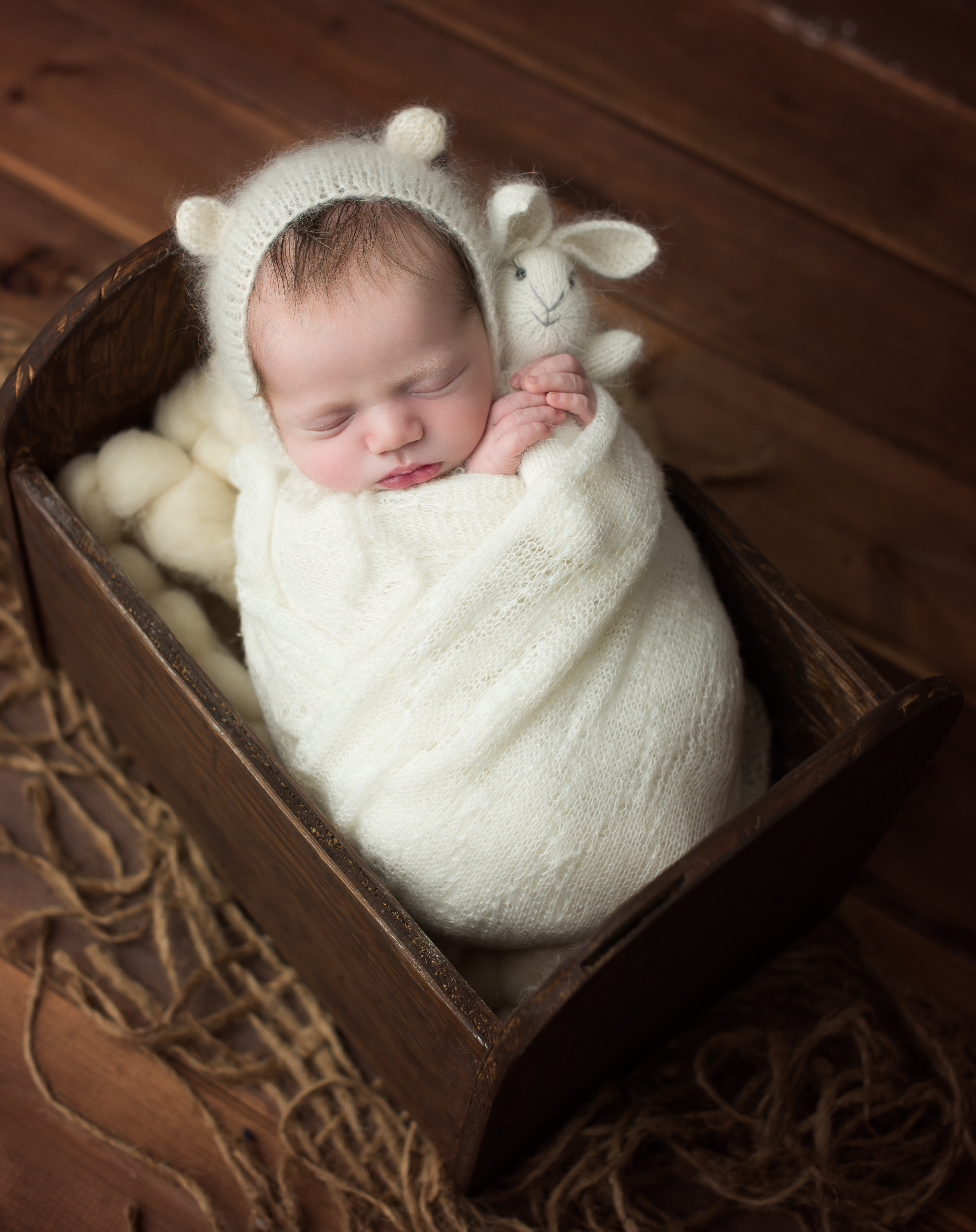 baby in swaddle