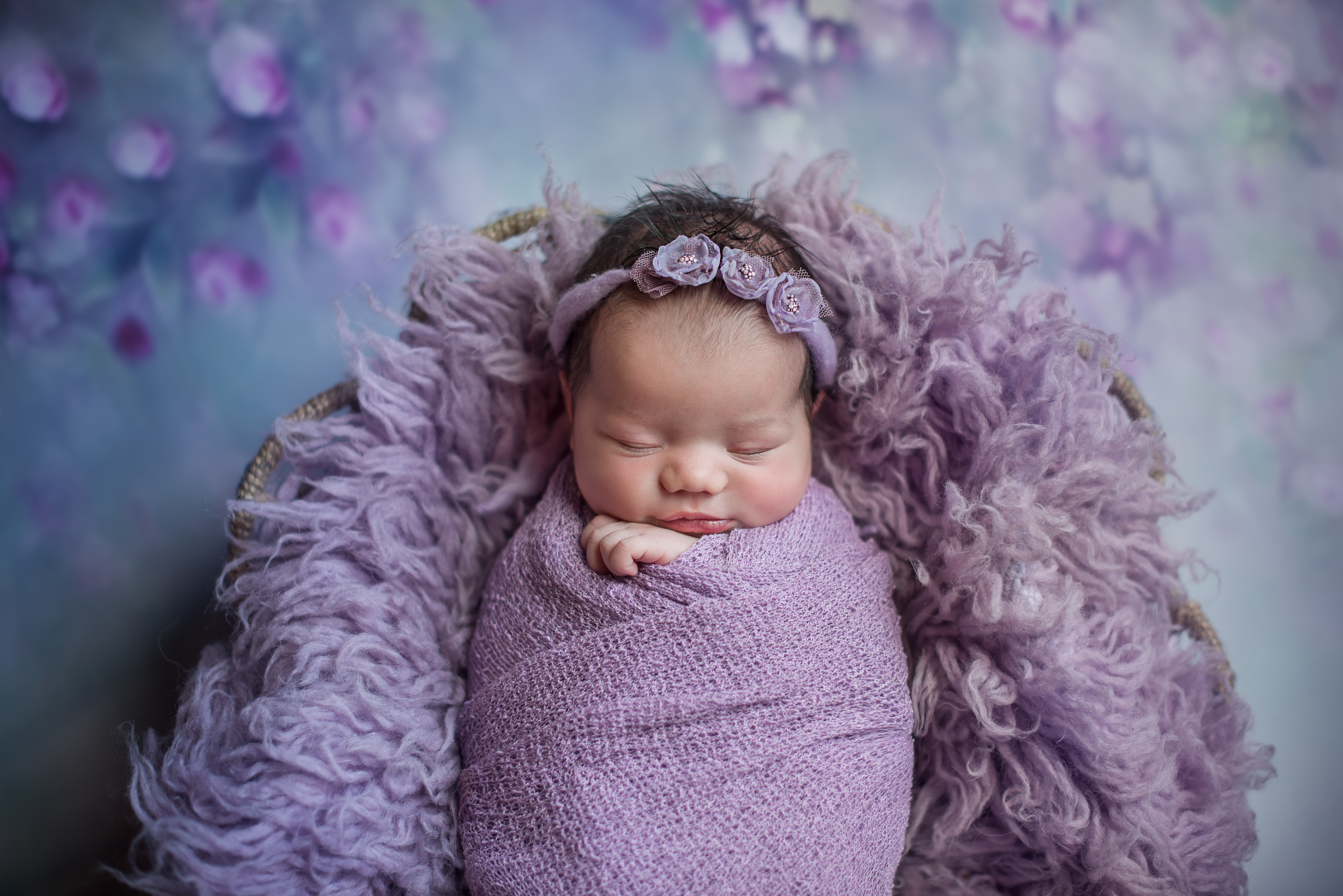 purples and lavenders