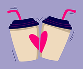 Boissons illustrant les cafés-discussions