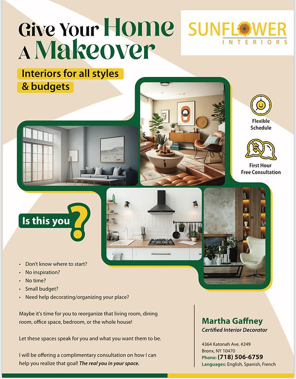 interior decorator in warwick, ny