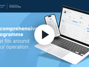 A comprehensive training programme that fits around your operation