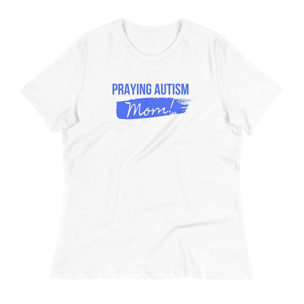 Thumbnail: Praying Autism Mom (Blue)
