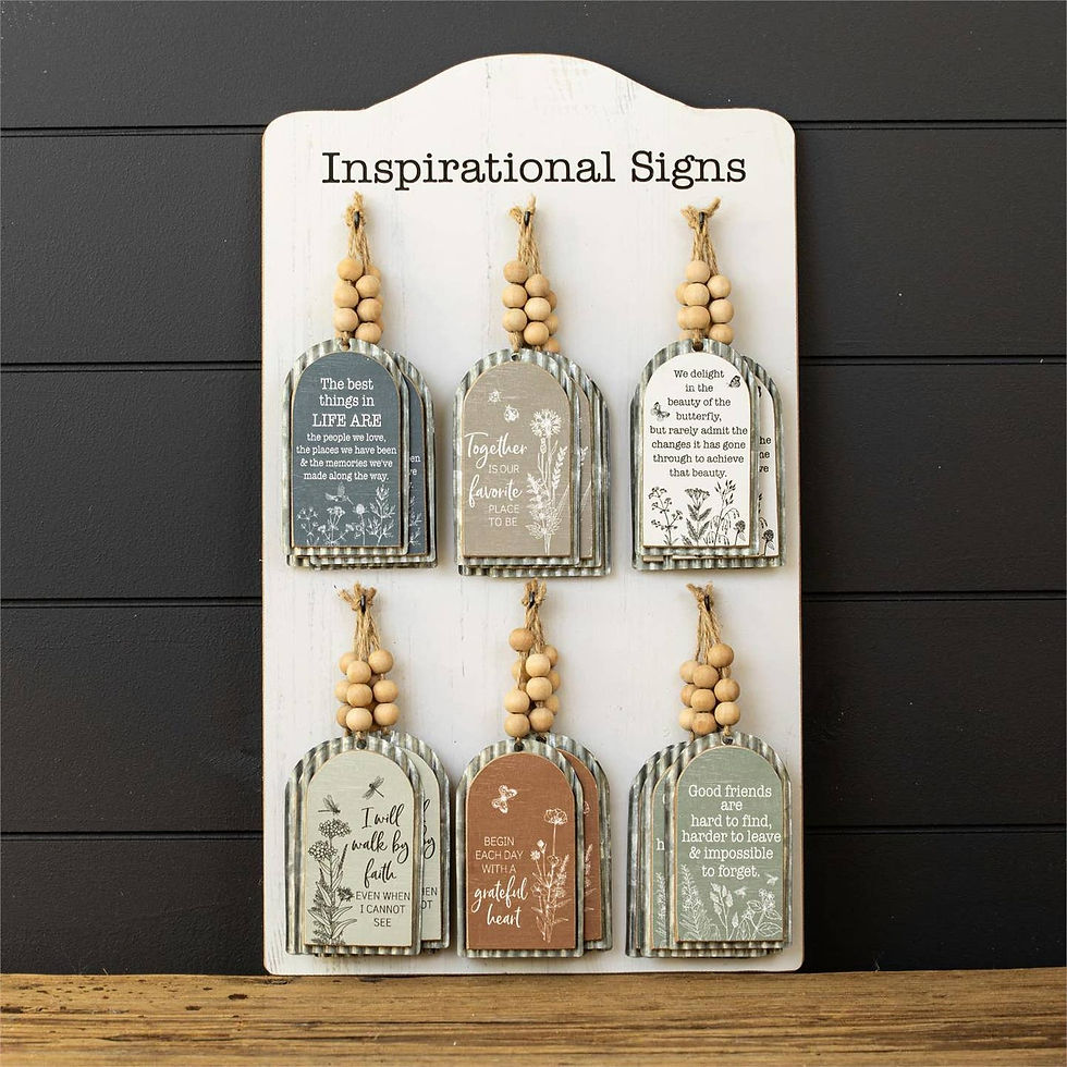 Inspirational Signs/Tags ~ Mini