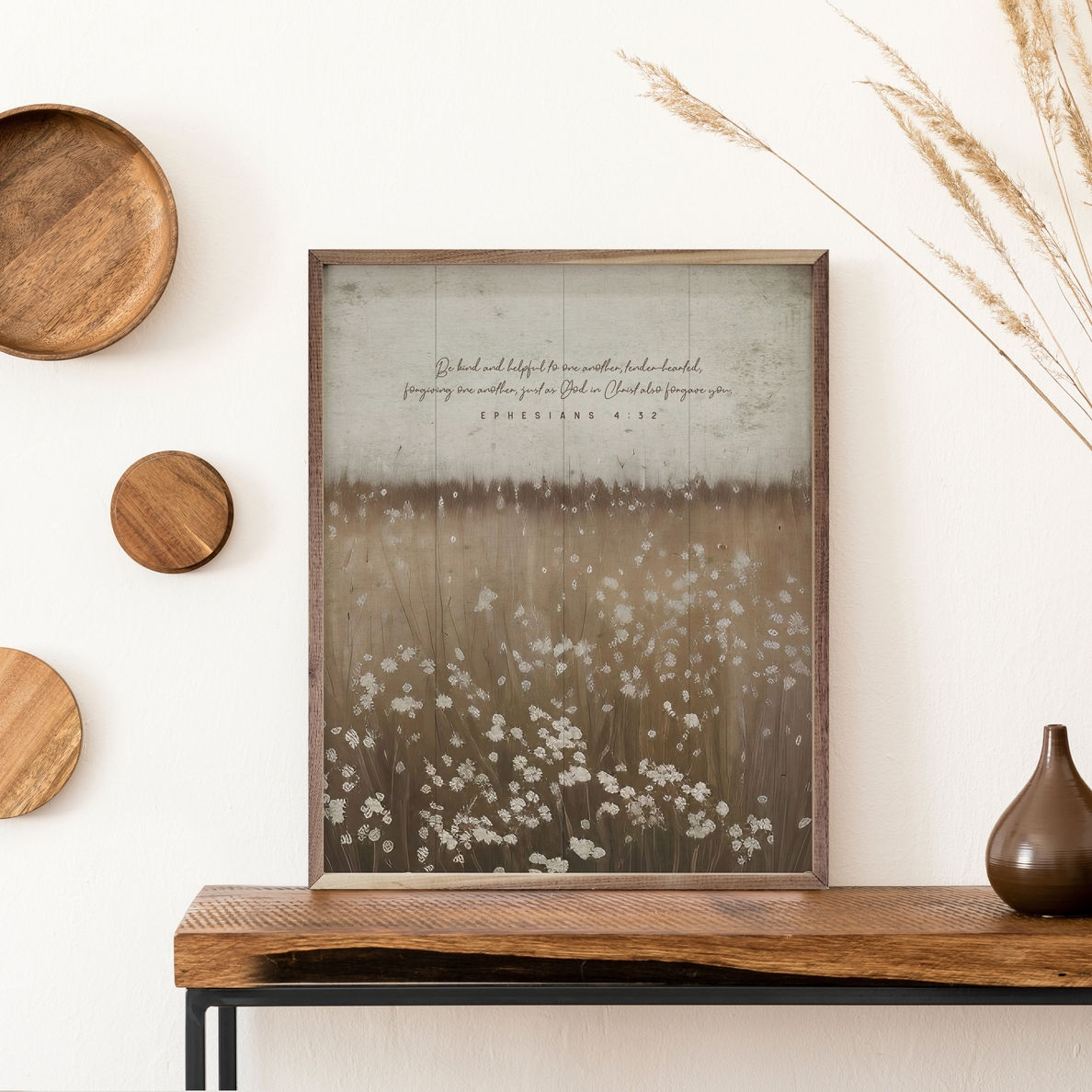 BE KIND AND HELPFUL FLOWER FIELD