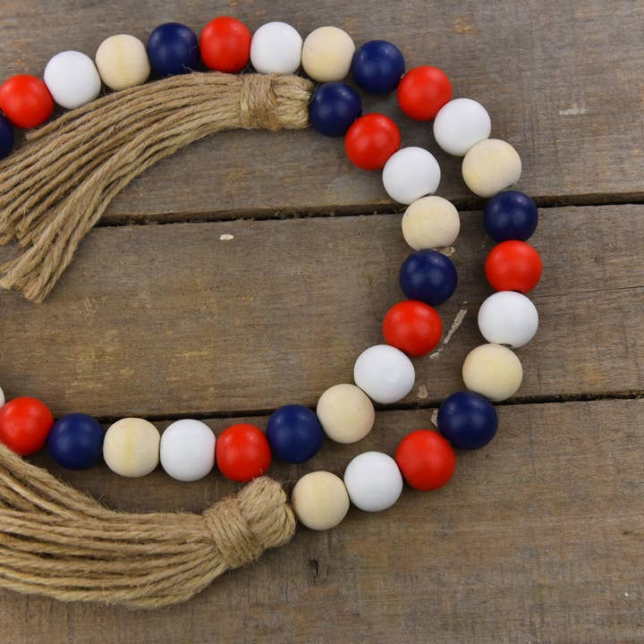 BEADED GARLAND-AMERICANA