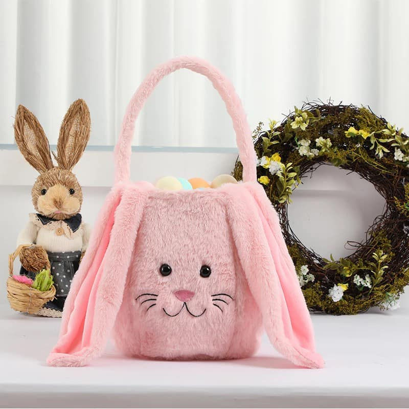 Thumbnail: Personalised Large Easter Bunny Ear Bag with Handle Gift 30cm + Handle