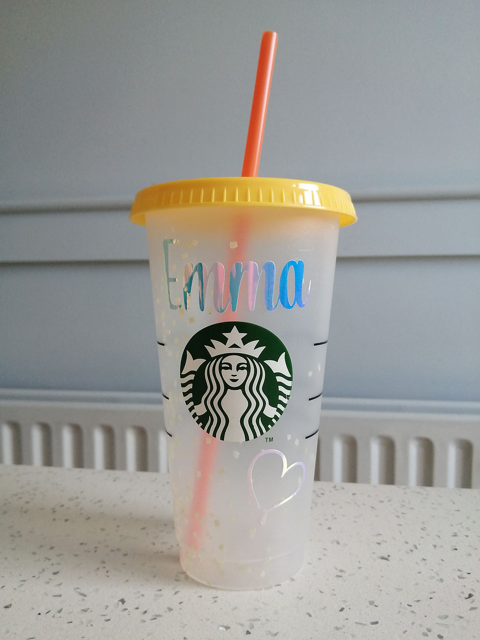 Thumbnail: Personalised Starbucks Colour-Changing Confetti Frosted Cold Cups Large 24ozs