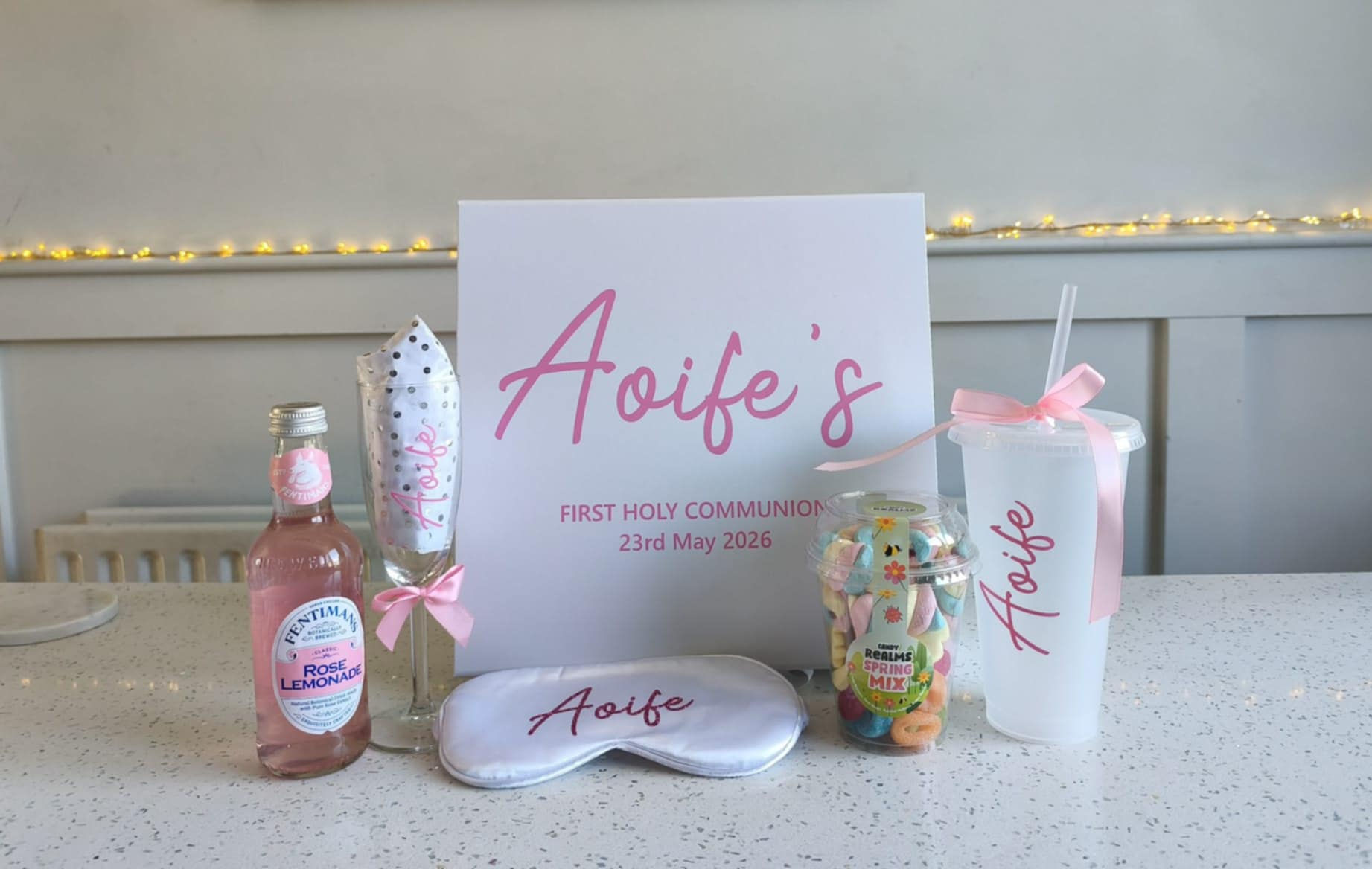 LUXE Personalised FILLED Large Box First Holy Communion Confirmation