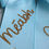 Thumbnail: Personalised 6" Girls Hair Bows - Back To School Colours Crocodile Clip