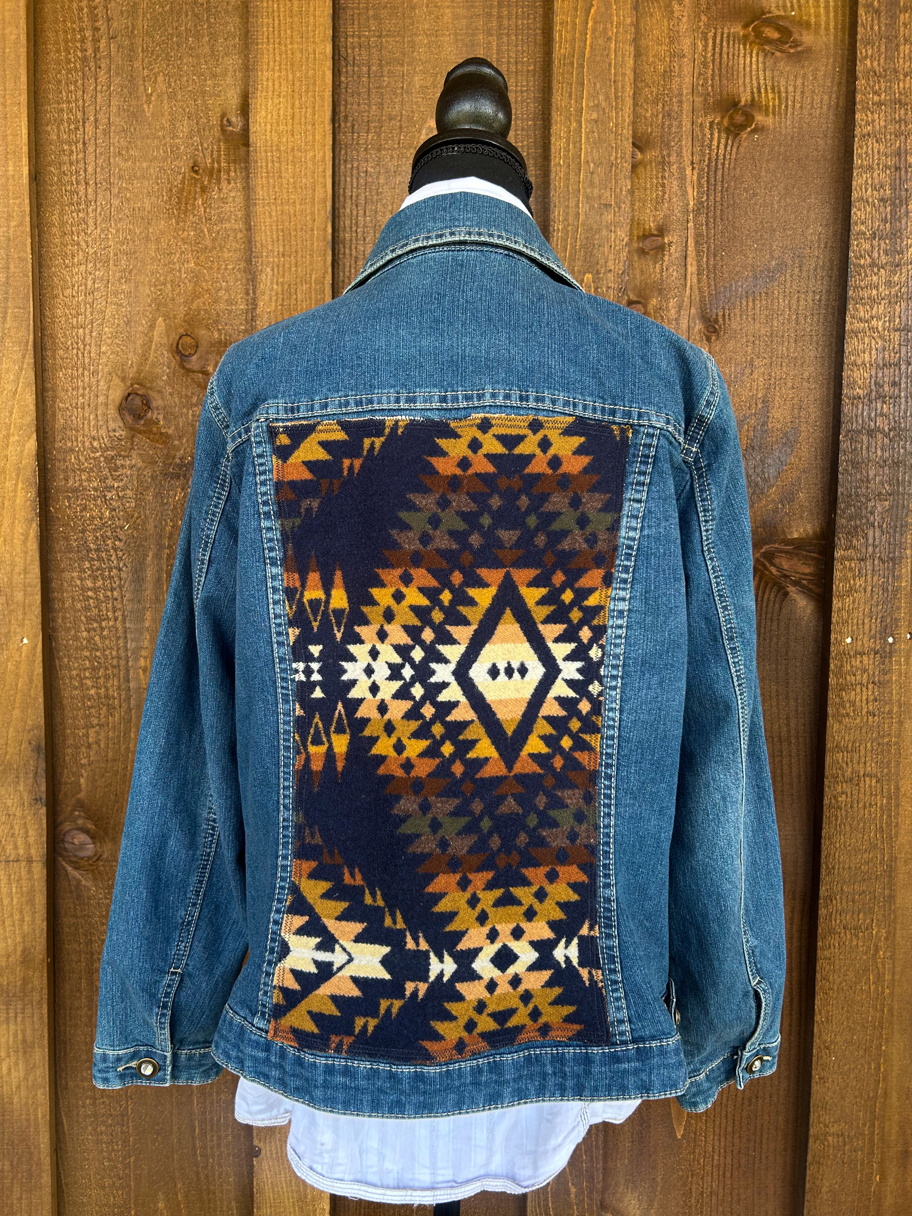 Women’s Denim Jacket Pendleton Size L