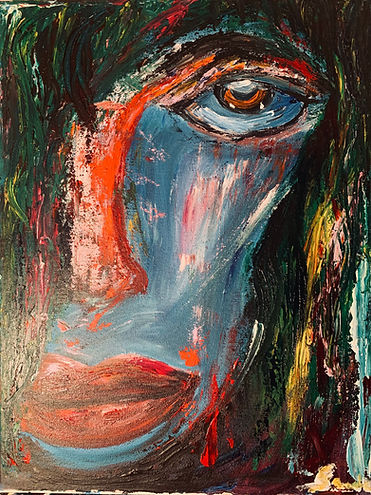 Self-portait Painting Sanda Berar