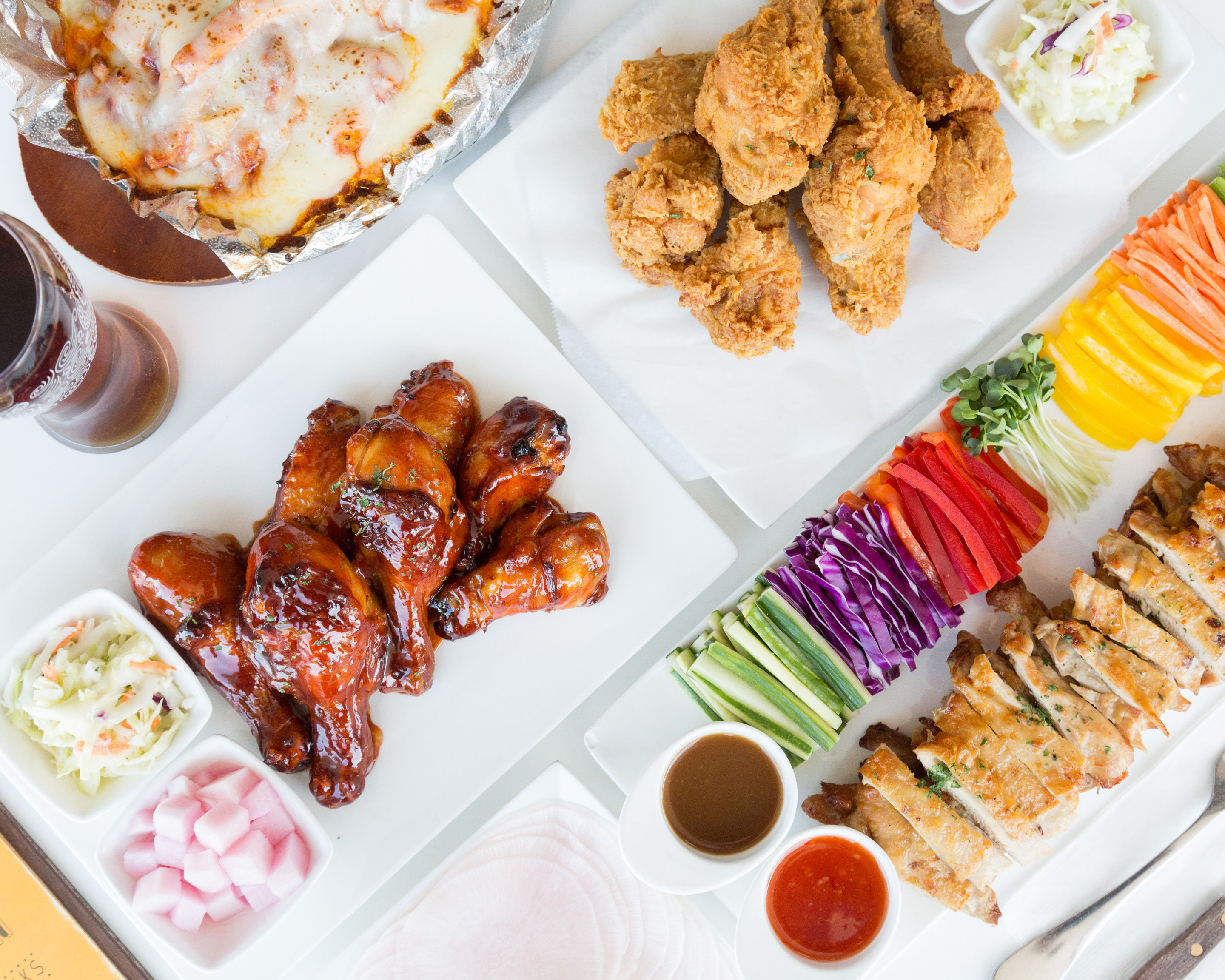 Arranged Food and Objects