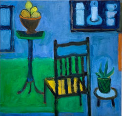 Arrangement in Blue and Green
