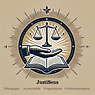 Logo Justisens sensibilisation à la justice de manière pédagogique