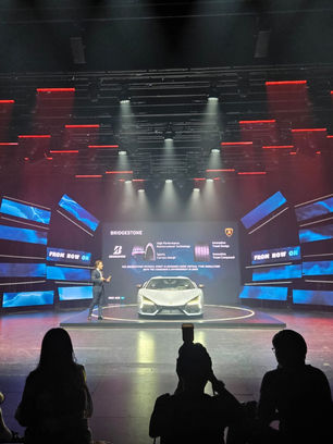 Lambo Car Launch @ Singtel Waterfront by Indesign