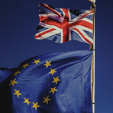 Drapeaux Europeen et Anglais