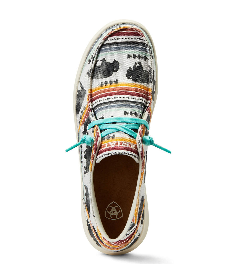 Thumbnail: WOMEN'S ARIAT BUFFAL PRINT HILO SHOES 10040306