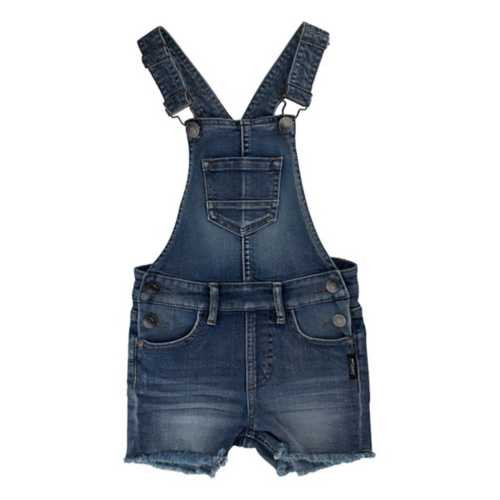 GIRL'S DENIM OVERALLS BY SILVER JEANS NIS7052B colesgeneralstore
