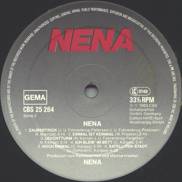 Thumbnail: Nena - Nena (LP)