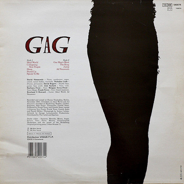 Thumbnail: Fad Gadget - Gag (LP)