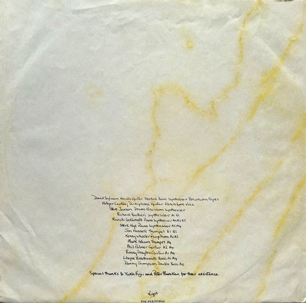 Thumbnail: David Sylvian - Brilliant Trees (LP)