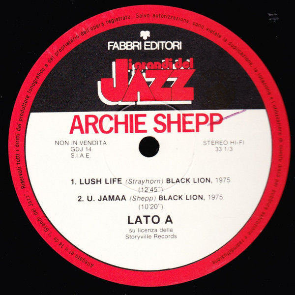 Thumbnail: Archie Shepp - Archie Shepp (LP)