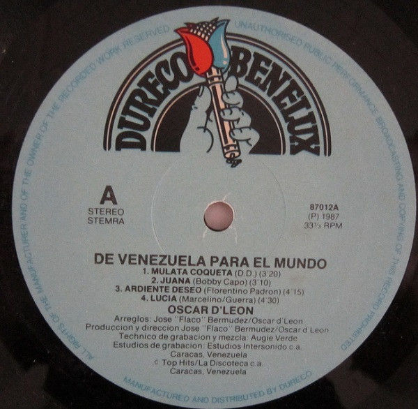 Thumbnail: Oscar D' León - De Venezuela Para El Mundo (LP)