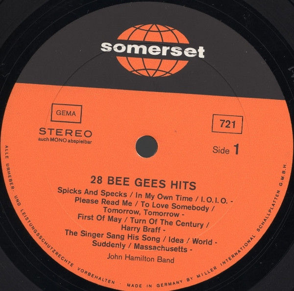Thumbnail: John Hamilton Band - 28 Bee Gees Hits (LP)