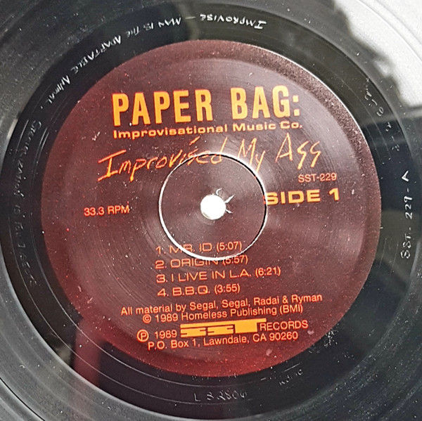 Thumbnail: Paper Bag: - Improvised My Ass (LP)