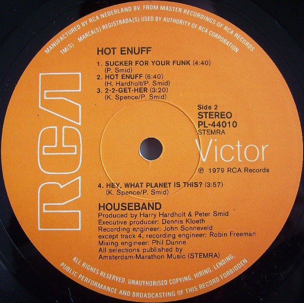 Thumbnail: Houseband - Hot Enuff (LP)
