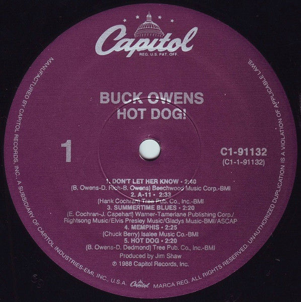 Thumbnail: Buck Owens - Hot Dog! (LP)