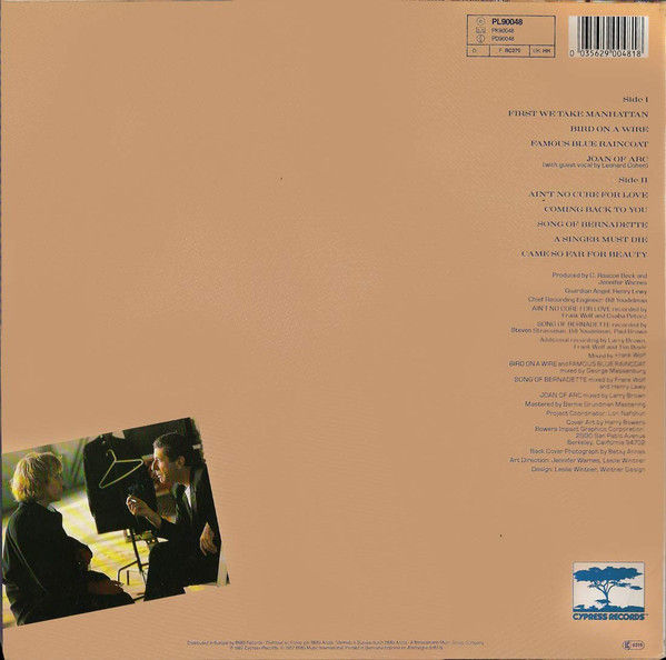 Thumbnail: Jennifer Warnes - Famous Blue Raincoat (The Songs Of Leonard Cohen) (LP)