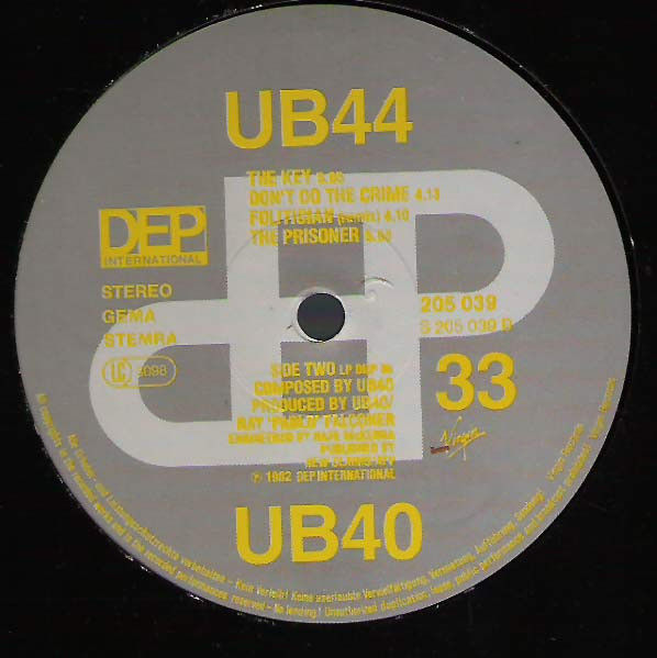 Thumbnail: UB40 - UB44 (LP)