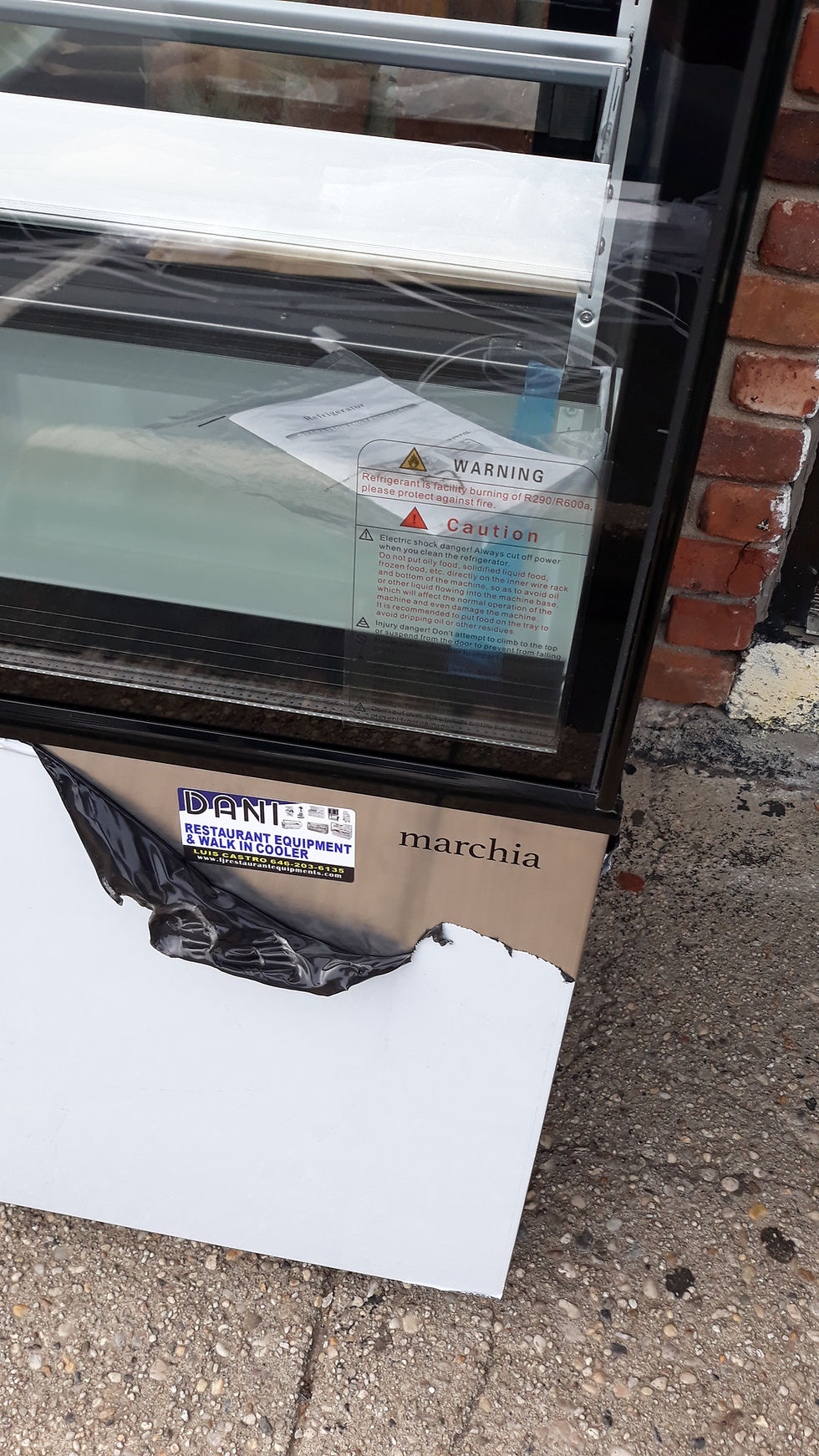 Thumbnail: 48" Curved Glass Refrigerated Bakery Display Case