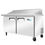 Thumbnail: 60" Mega Top Refrigerated Sandwich Prep Table with Cutting Board and Food Pans